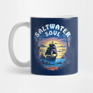 Saltwater Soul - Old Navy Ship Mug